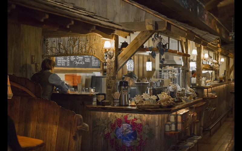 Inside view of the Yellow Deli